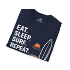 Eat. Sleep. Surf. Repeat. T-Shirt