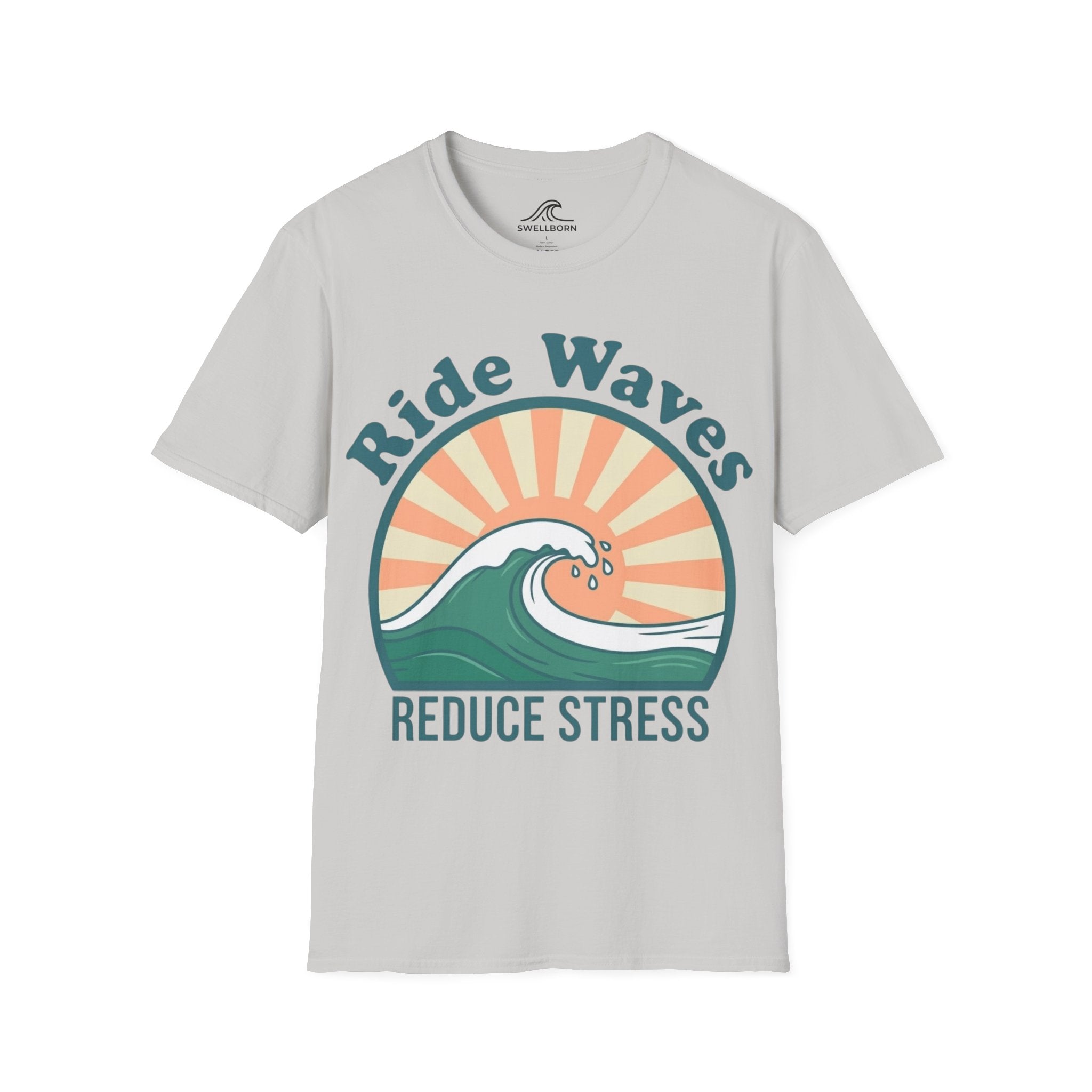 Ride Waves Reduce Stress T-Shirt