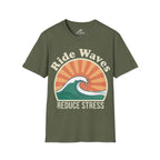 Ride Waves Reduce Stress T-Shirt