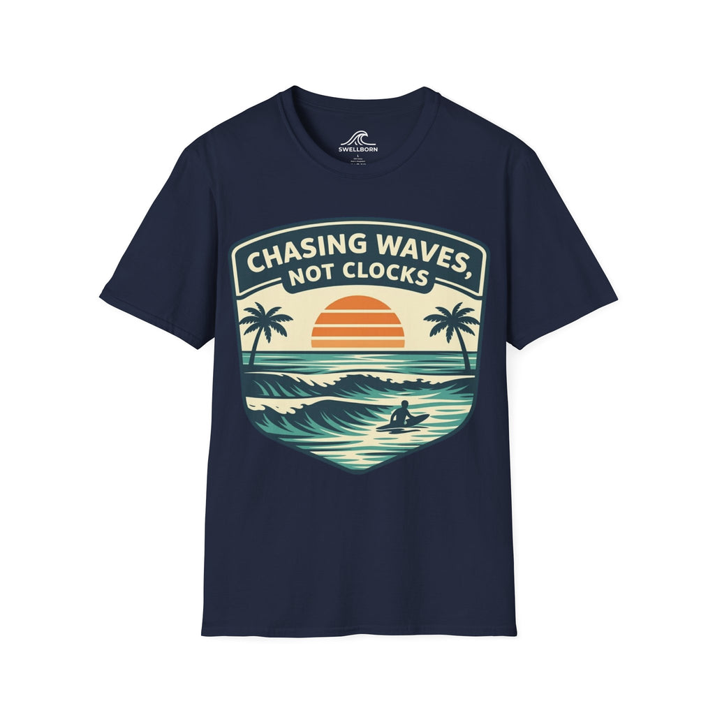 Chasing Waves Not Clocks T-Shirt