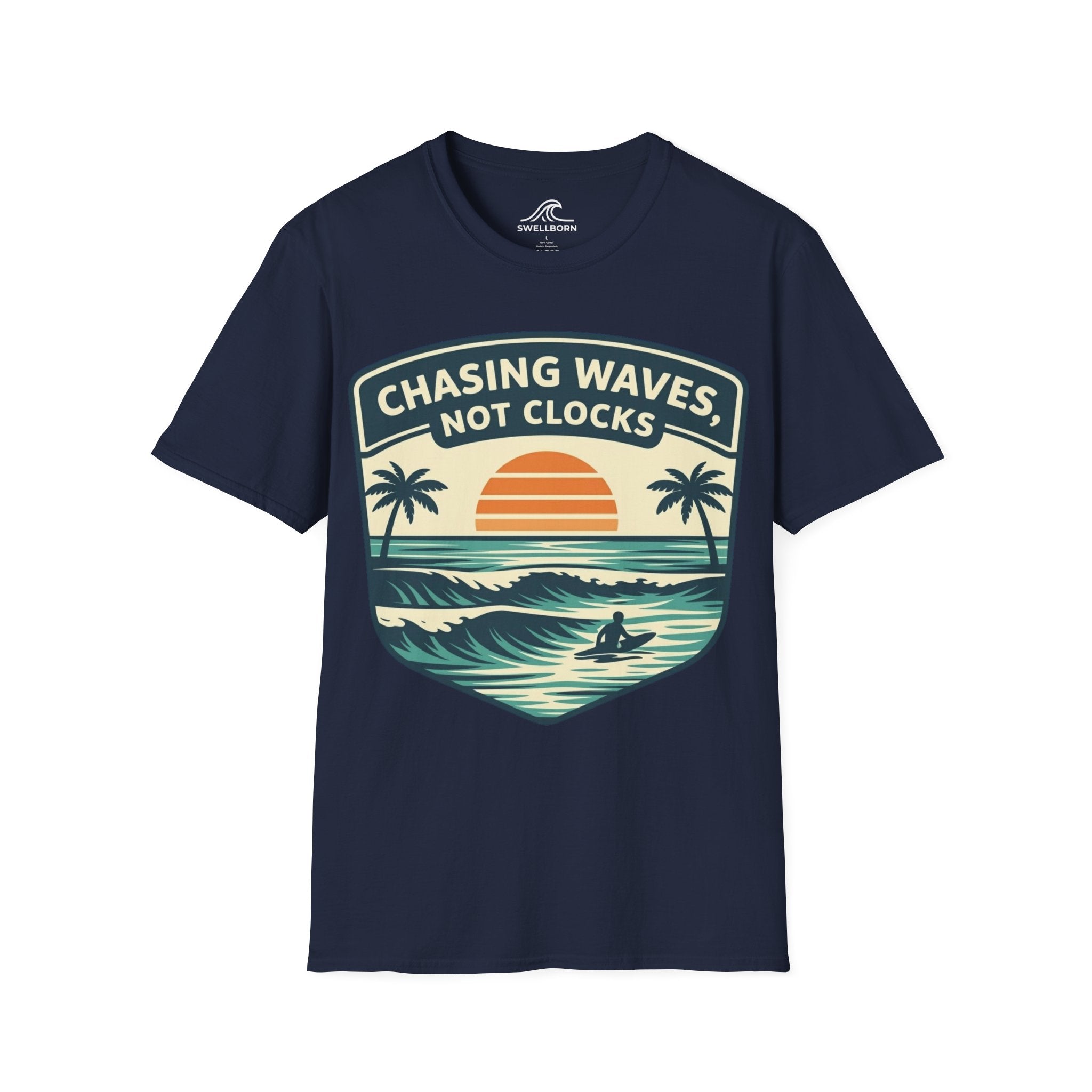 Chasing Waves Not Clocks T-Shirt