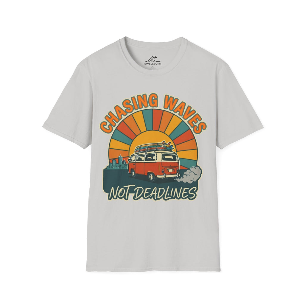 Chasing Waves Not Deadlines T-Shirt