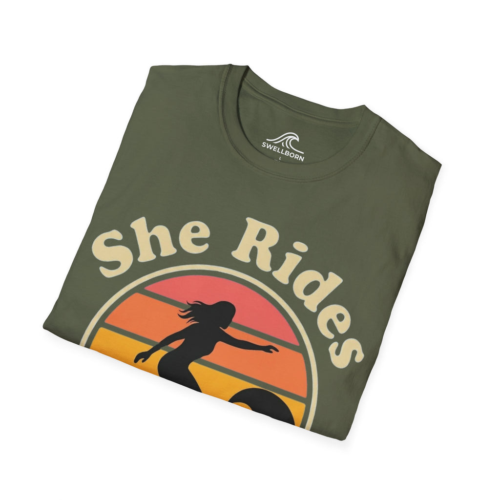 She Rides Her Own Waves T-Shirt