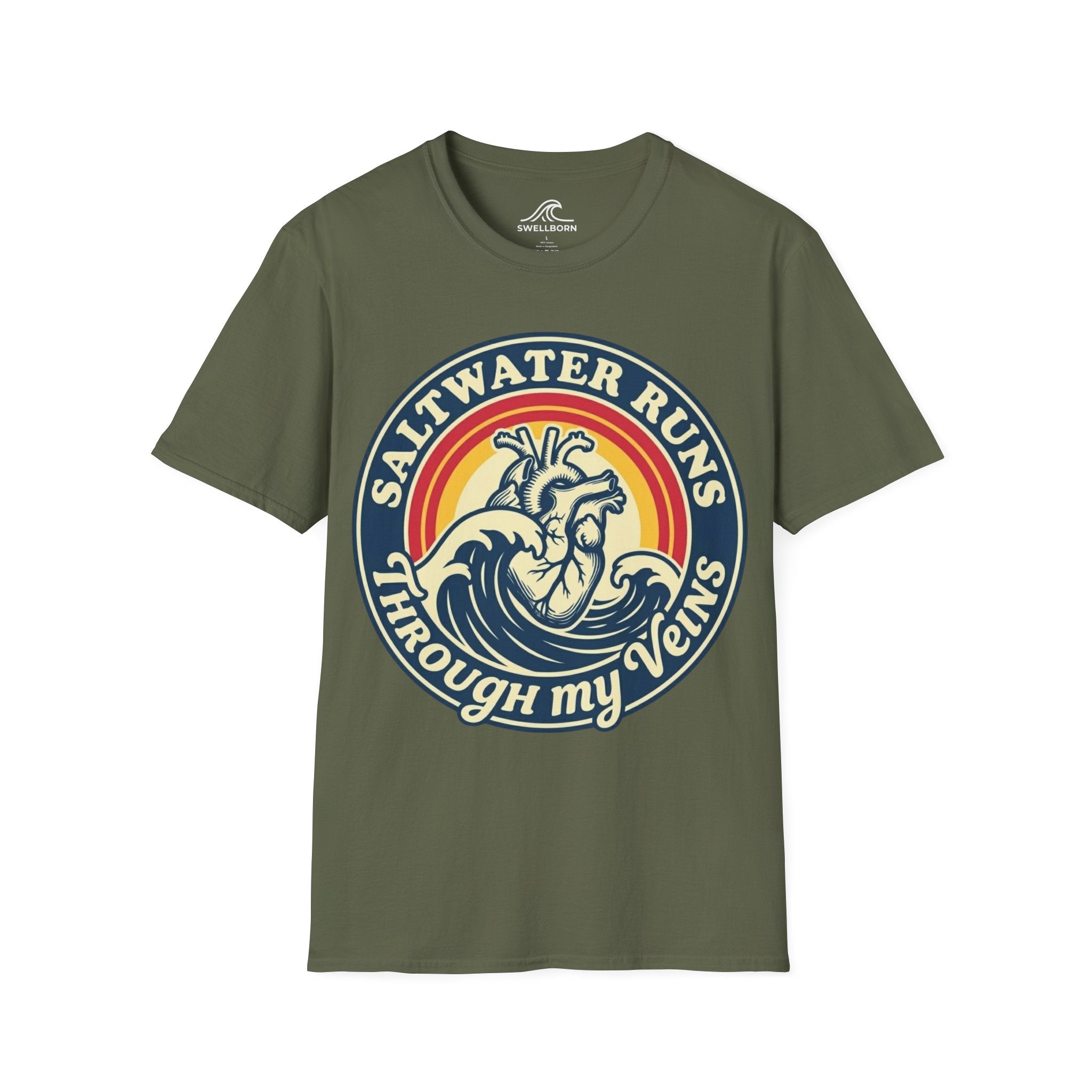 Saltwater Runs Through My Veins T-Shirt