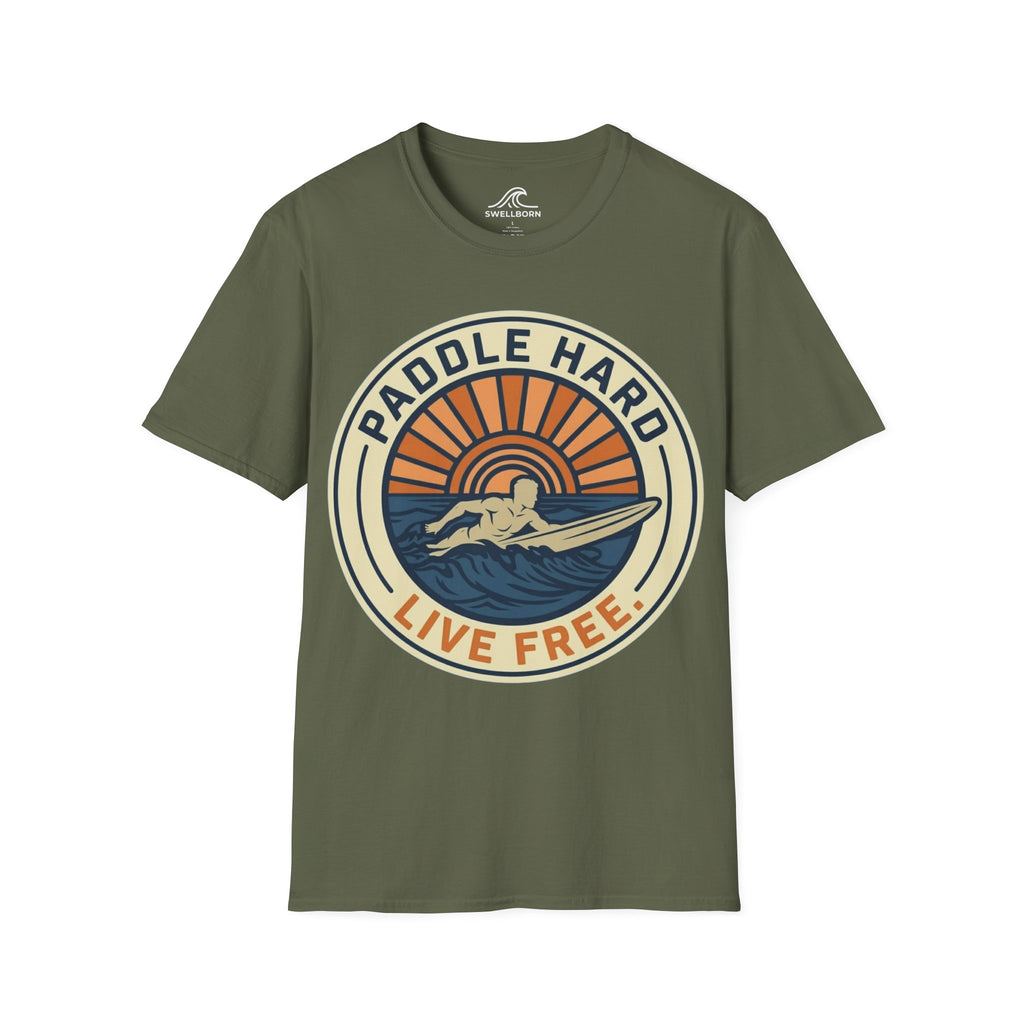 Paddle Hard Live Free T-Shirt