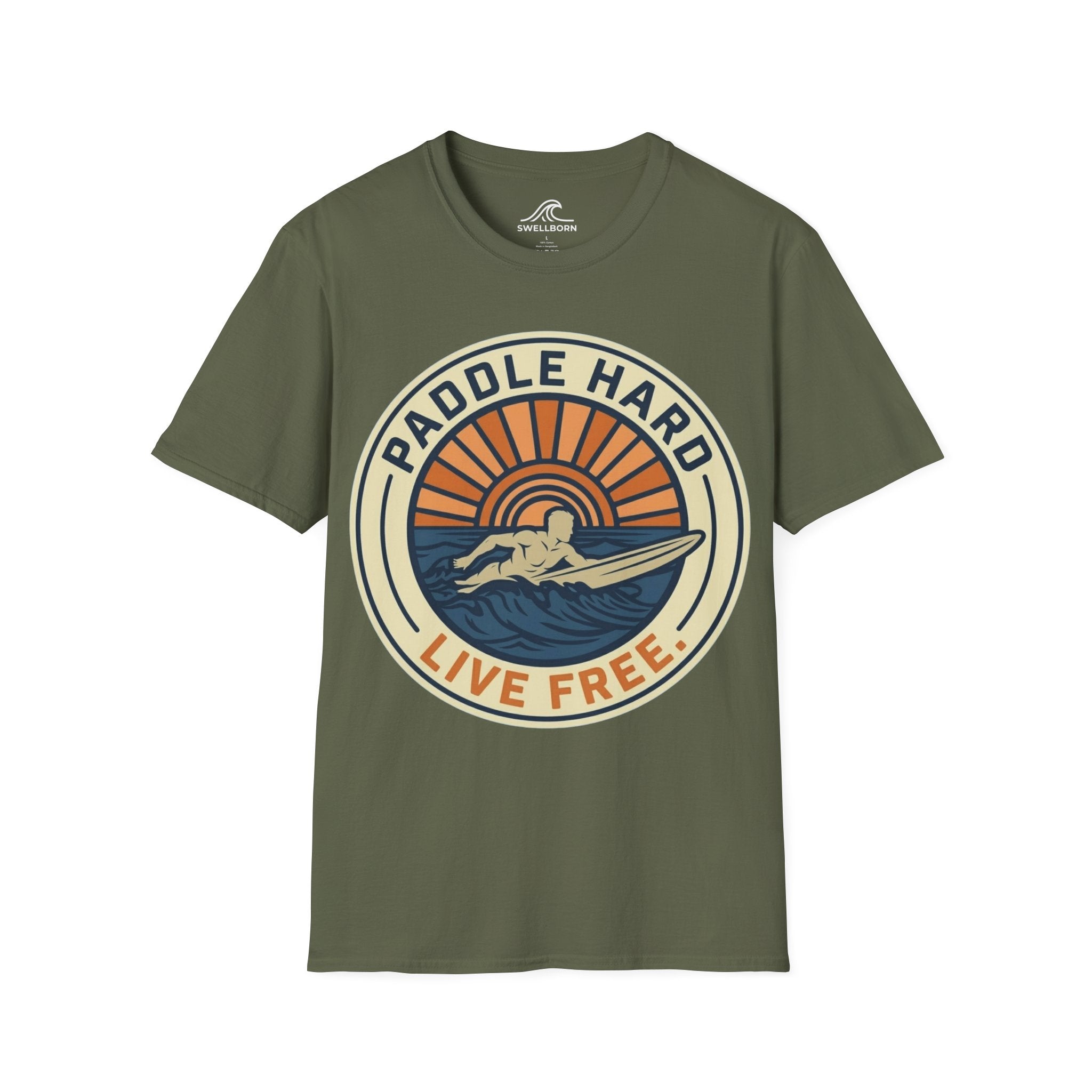 Paddle Hard Live Free T-Shirt