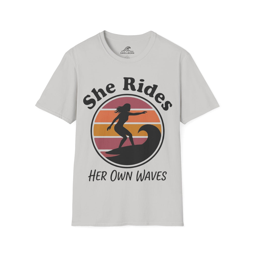 She Rides Her Own Waves T-Shirt