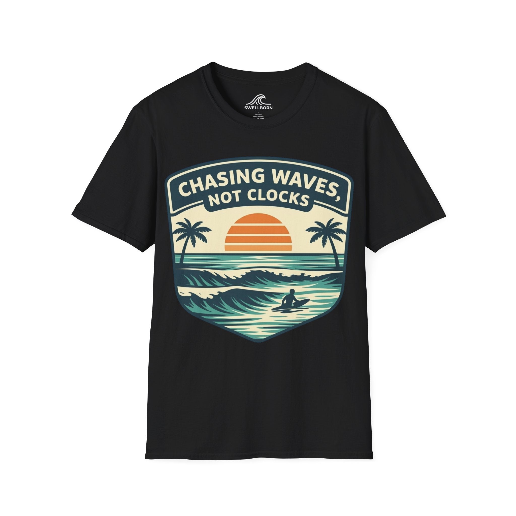 Chasing Waves Not Clocks T-Shirt