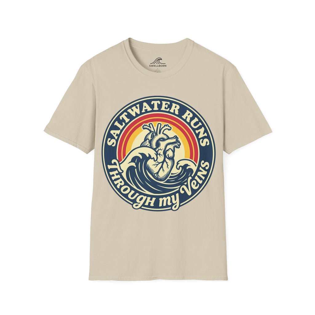 Saltwater Runs Through My Veins T-Shirt