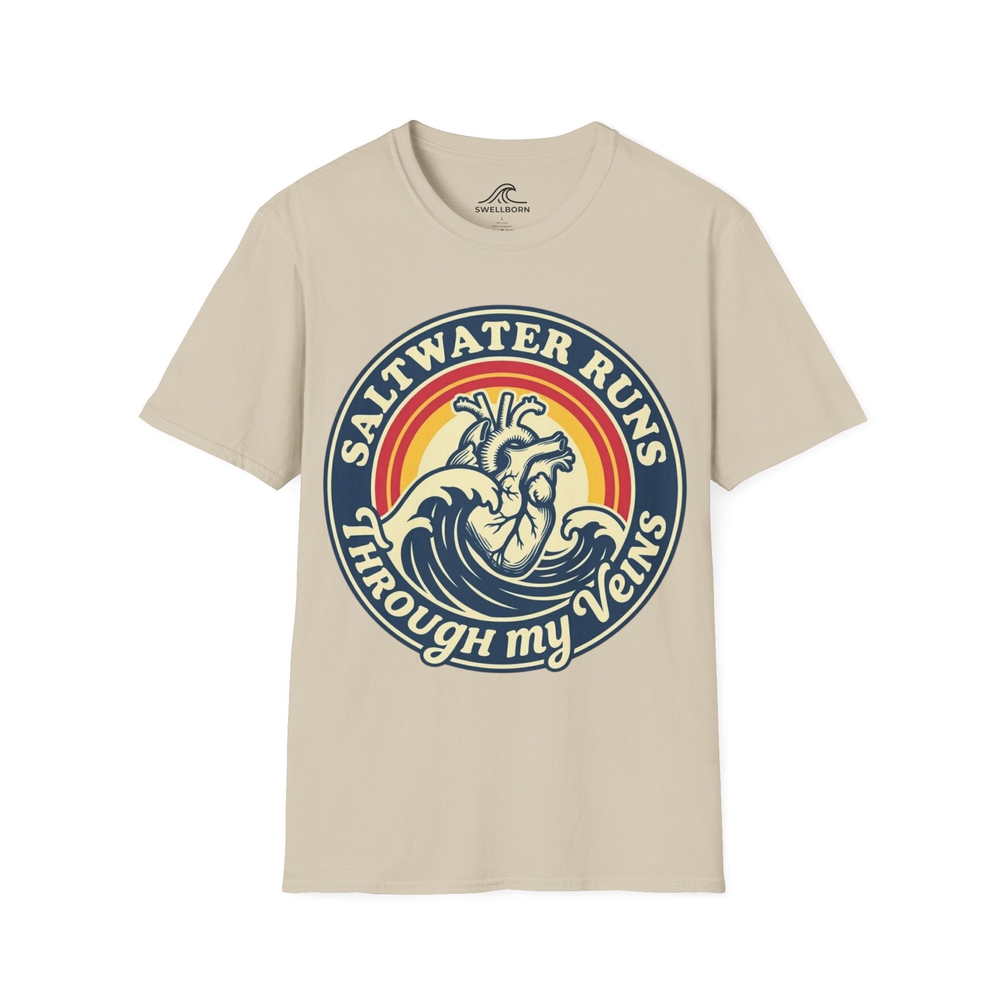 Saltwater Runs Through My Veins T-Shirt