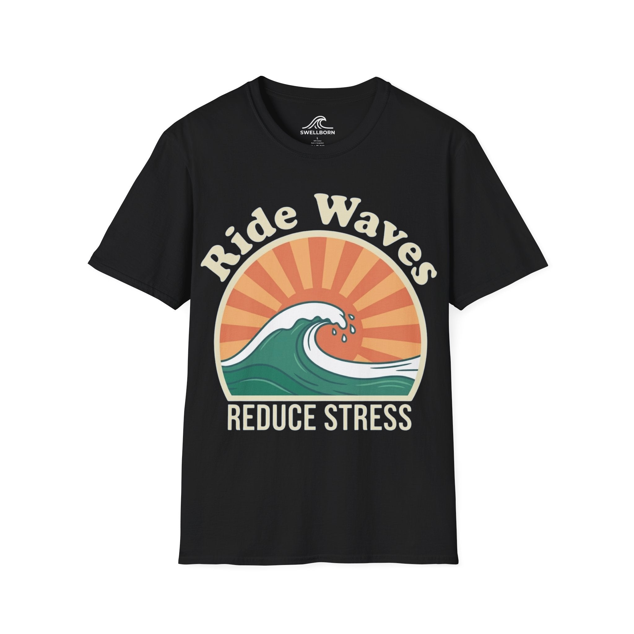 Ride Waves Reduce Stress T-Shirt