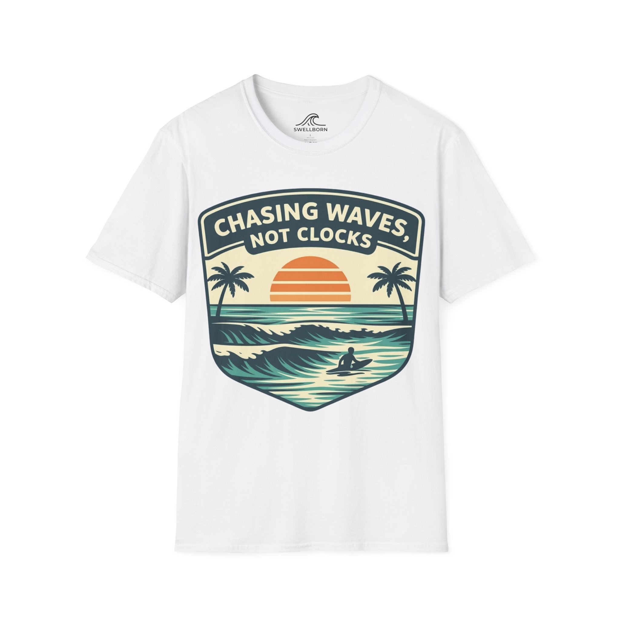 Chasing Waves Not Clocks T-Shirt
