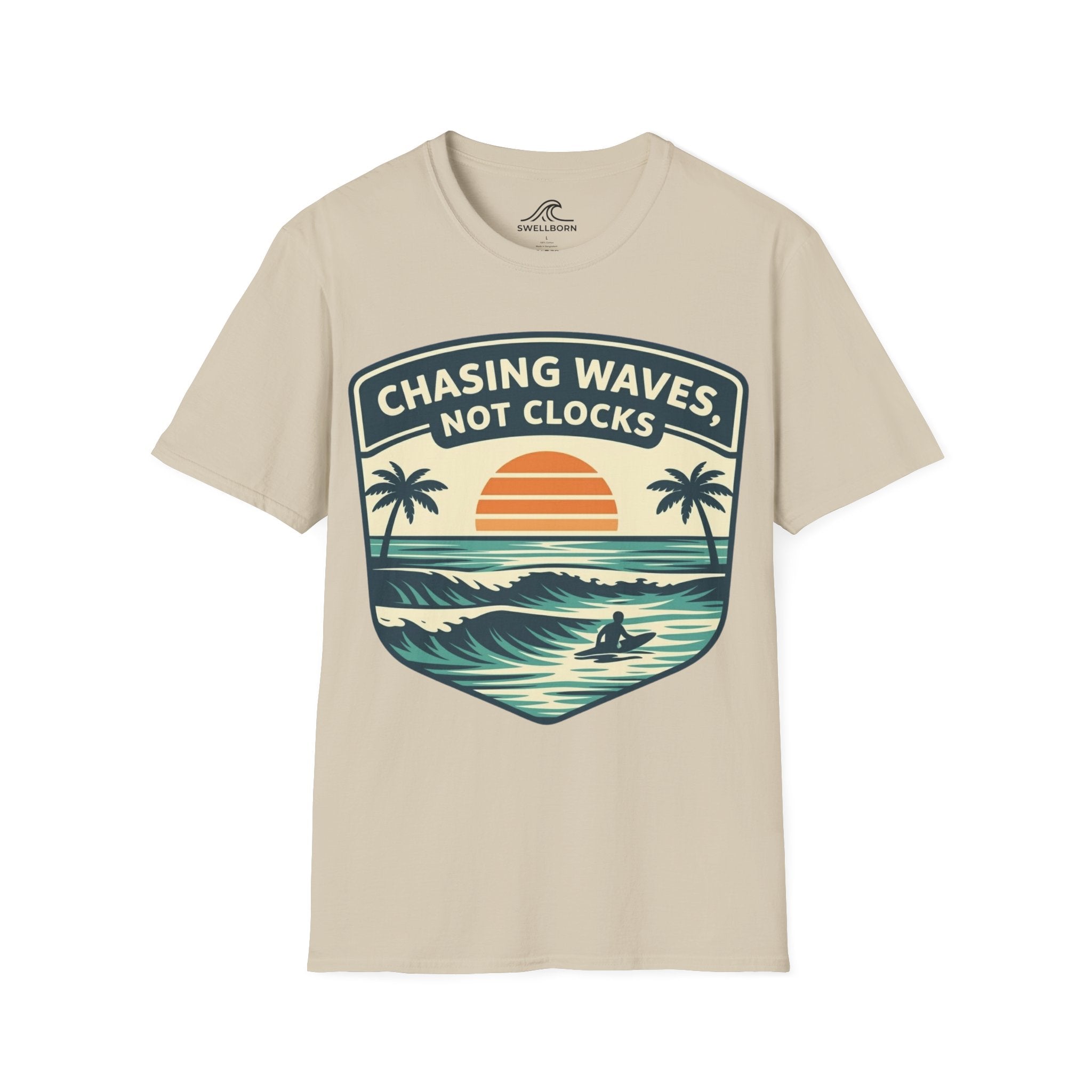 Chasing Waves Not Clocks T-Shirt
