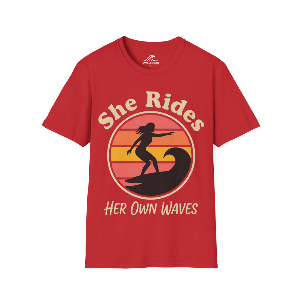 She Rides Her Own Waves T-Shirt