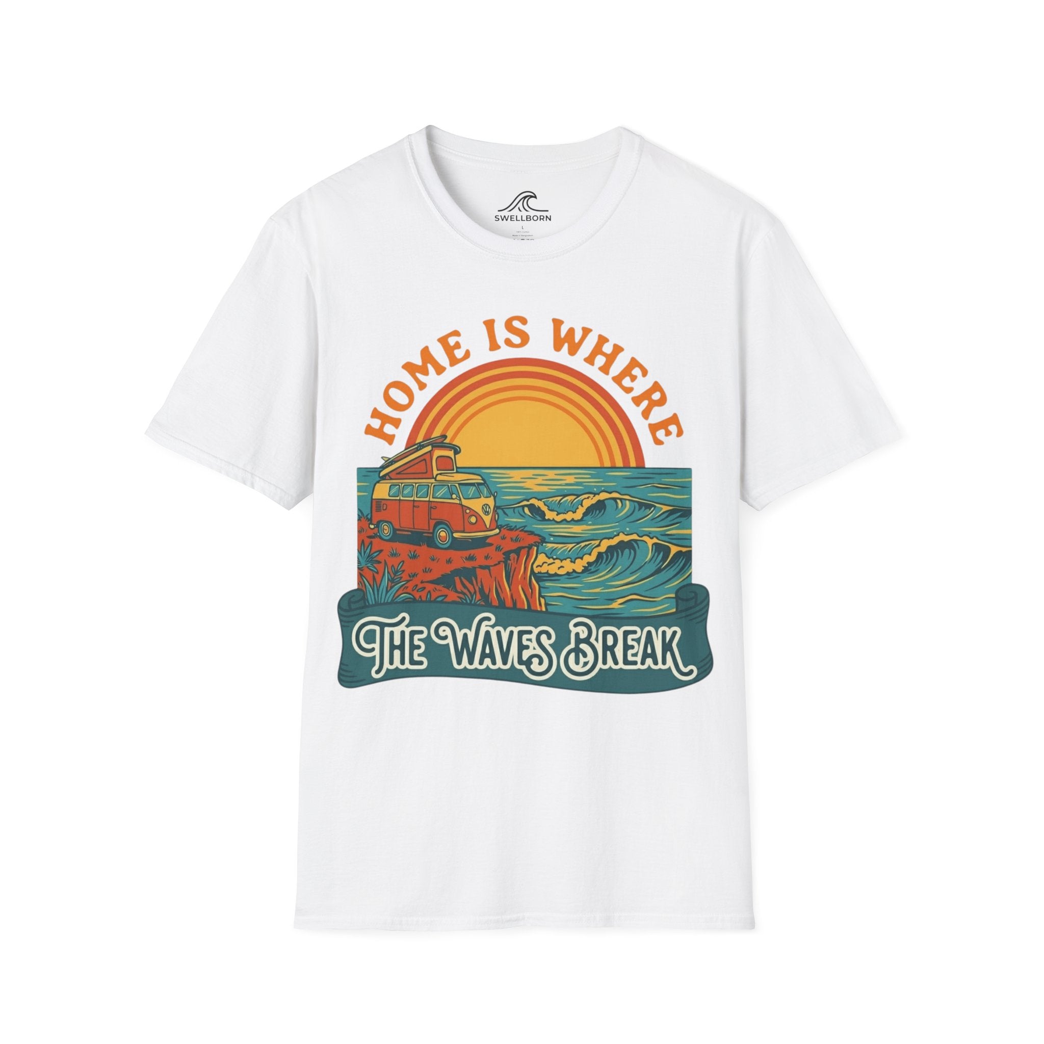 Home Is Where The Waves Break T-Shirt