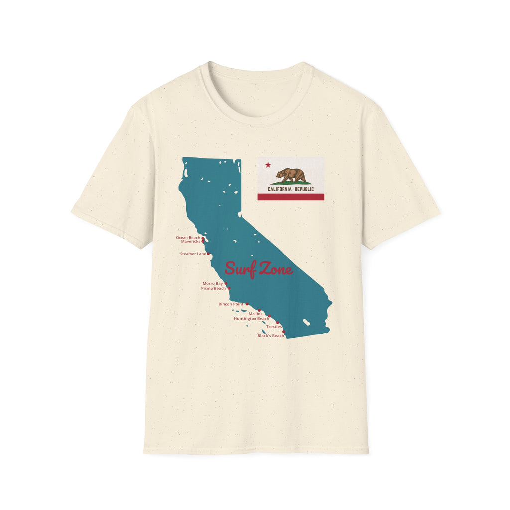 California Surf Spots T-Shirt