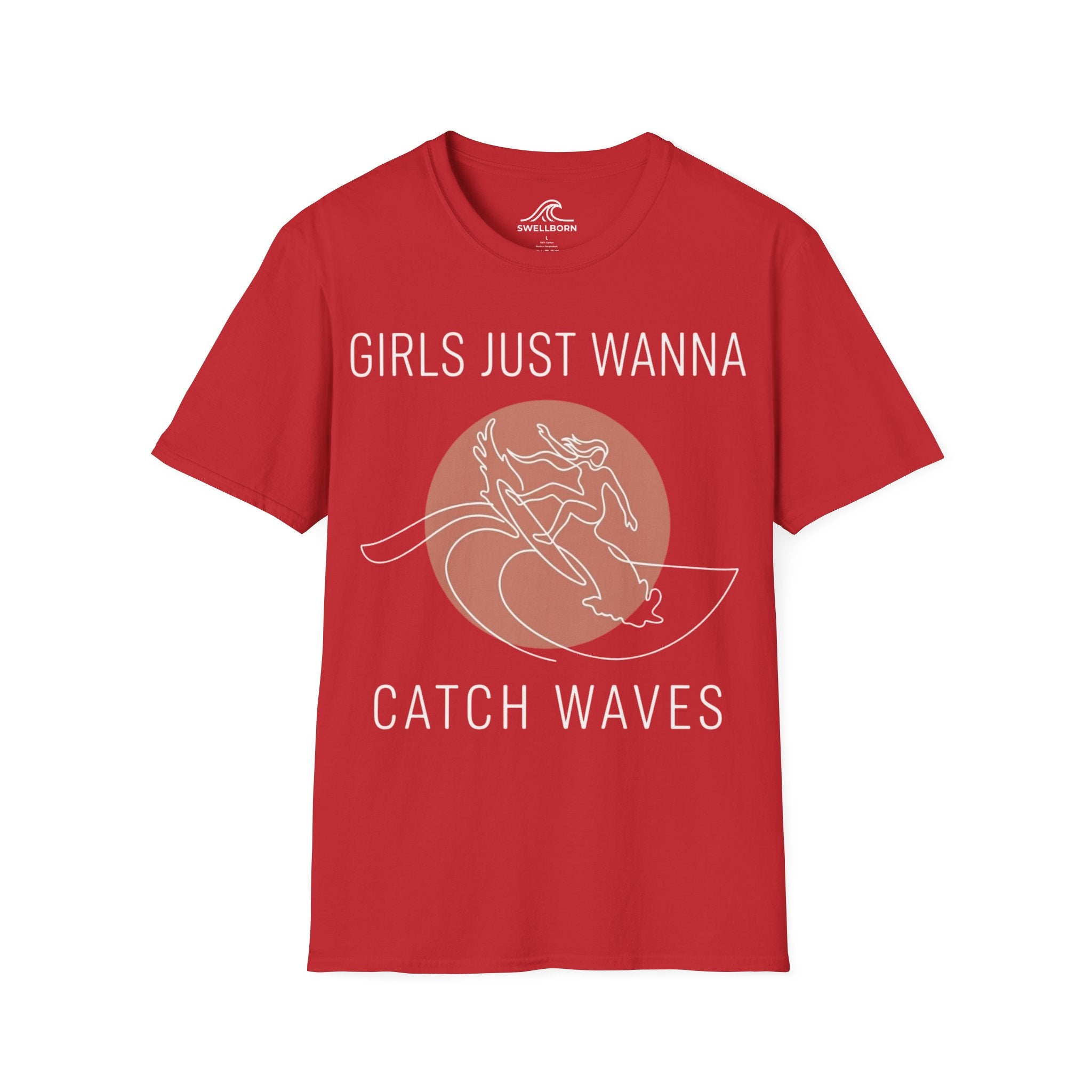 Girls Just Wanna Catch Waves T-Shirt