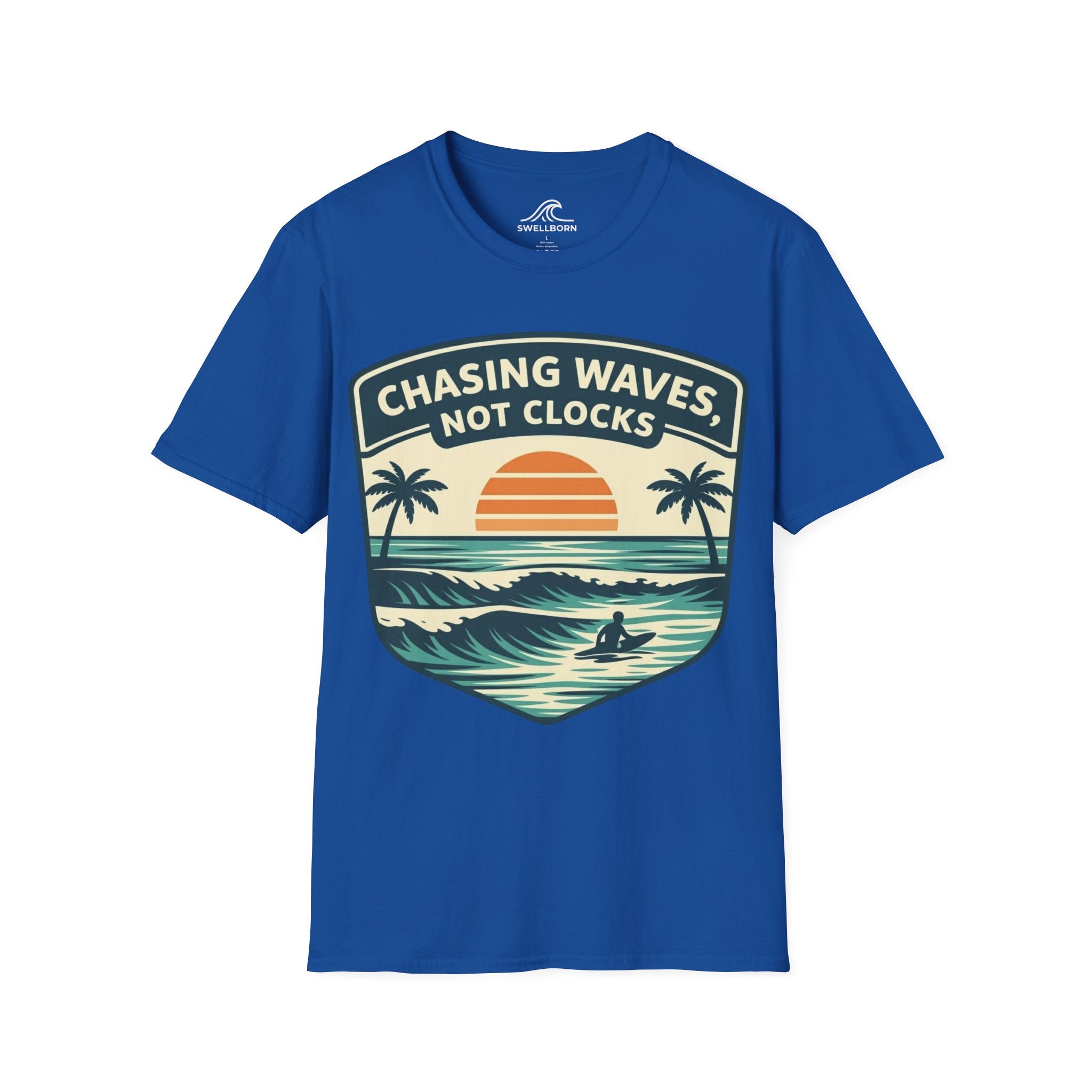 Chasing Waves Not Clocks T-Shirt