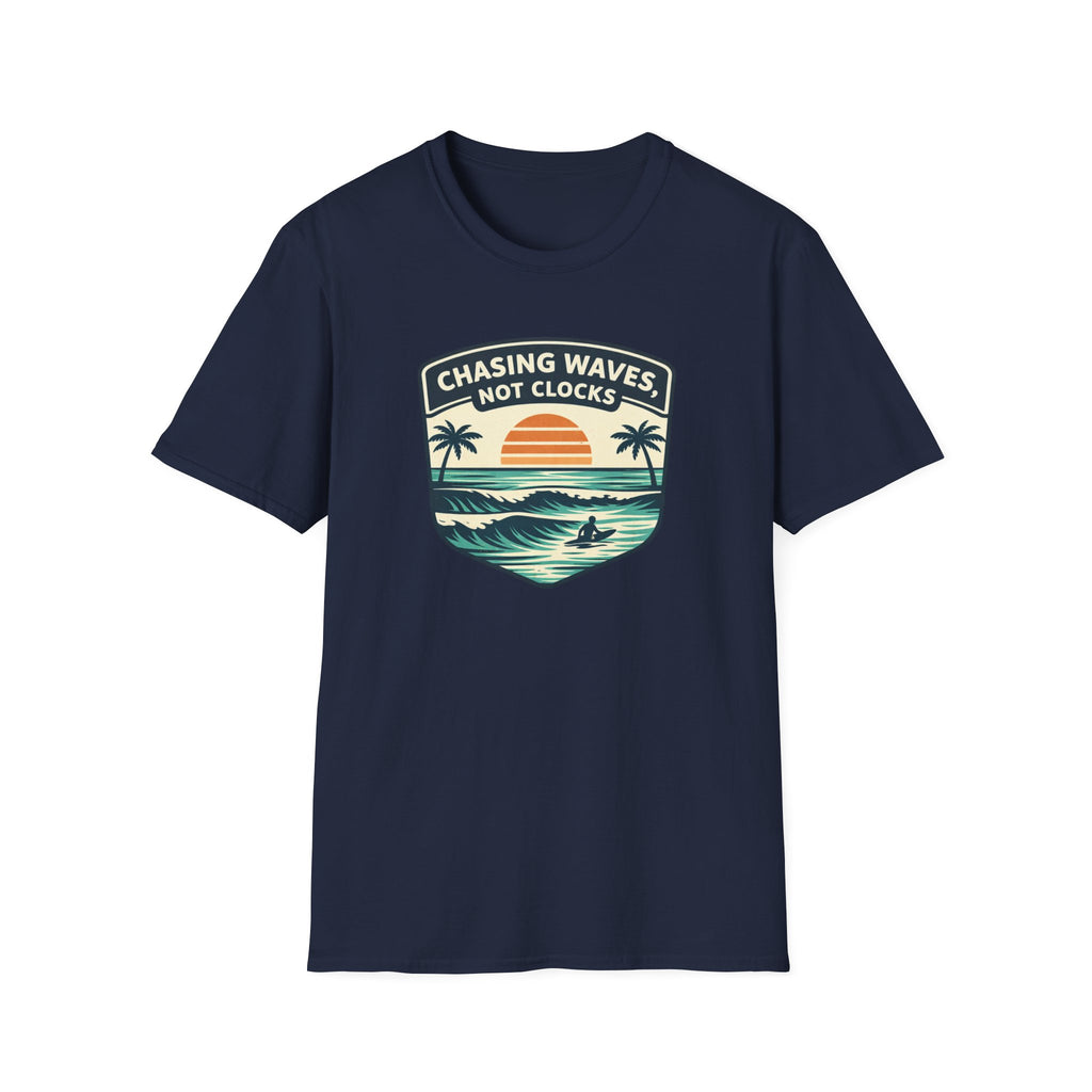 Chasing Waves Not Clocks T-Shirt