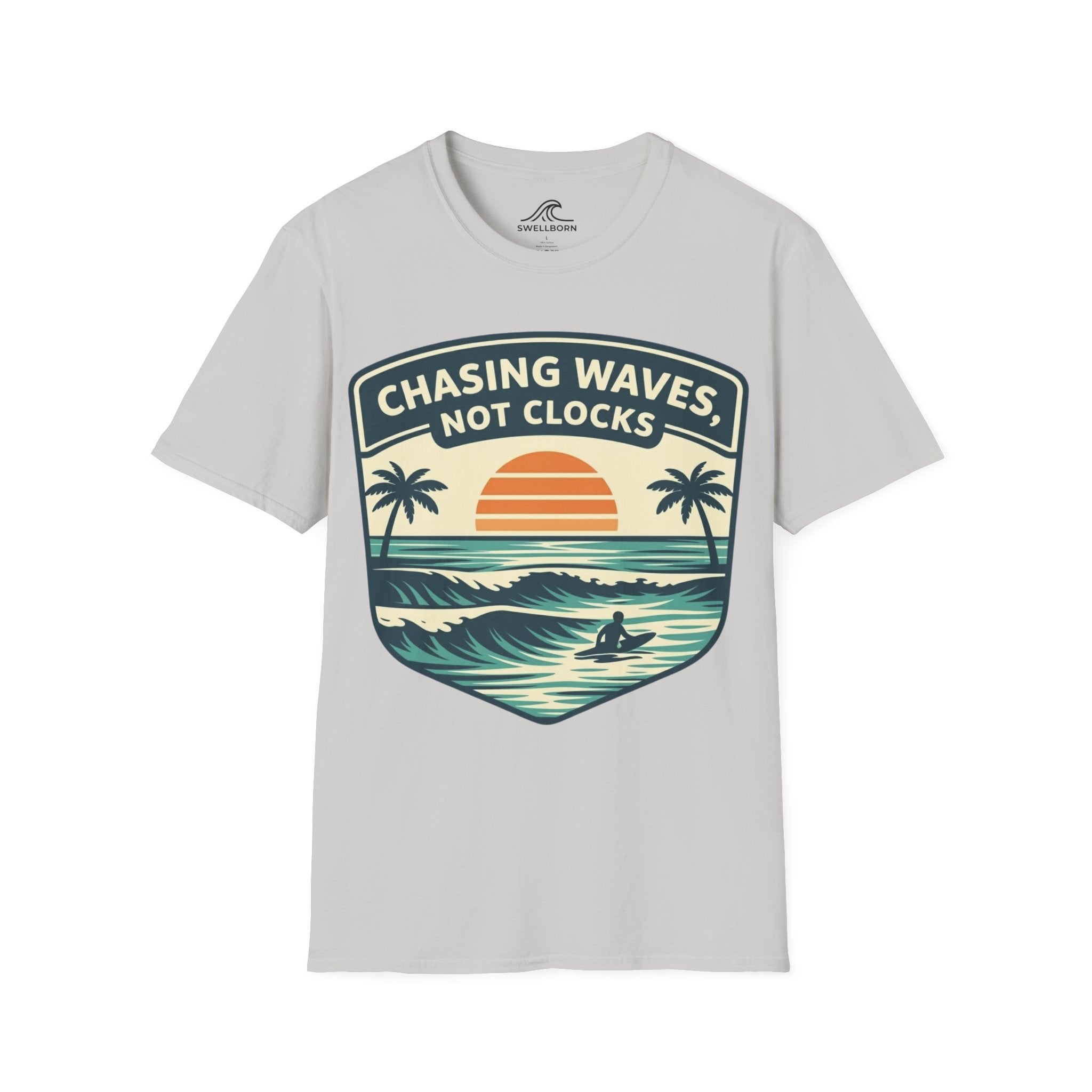 Chasing Waves Not Clocks T-Shirt