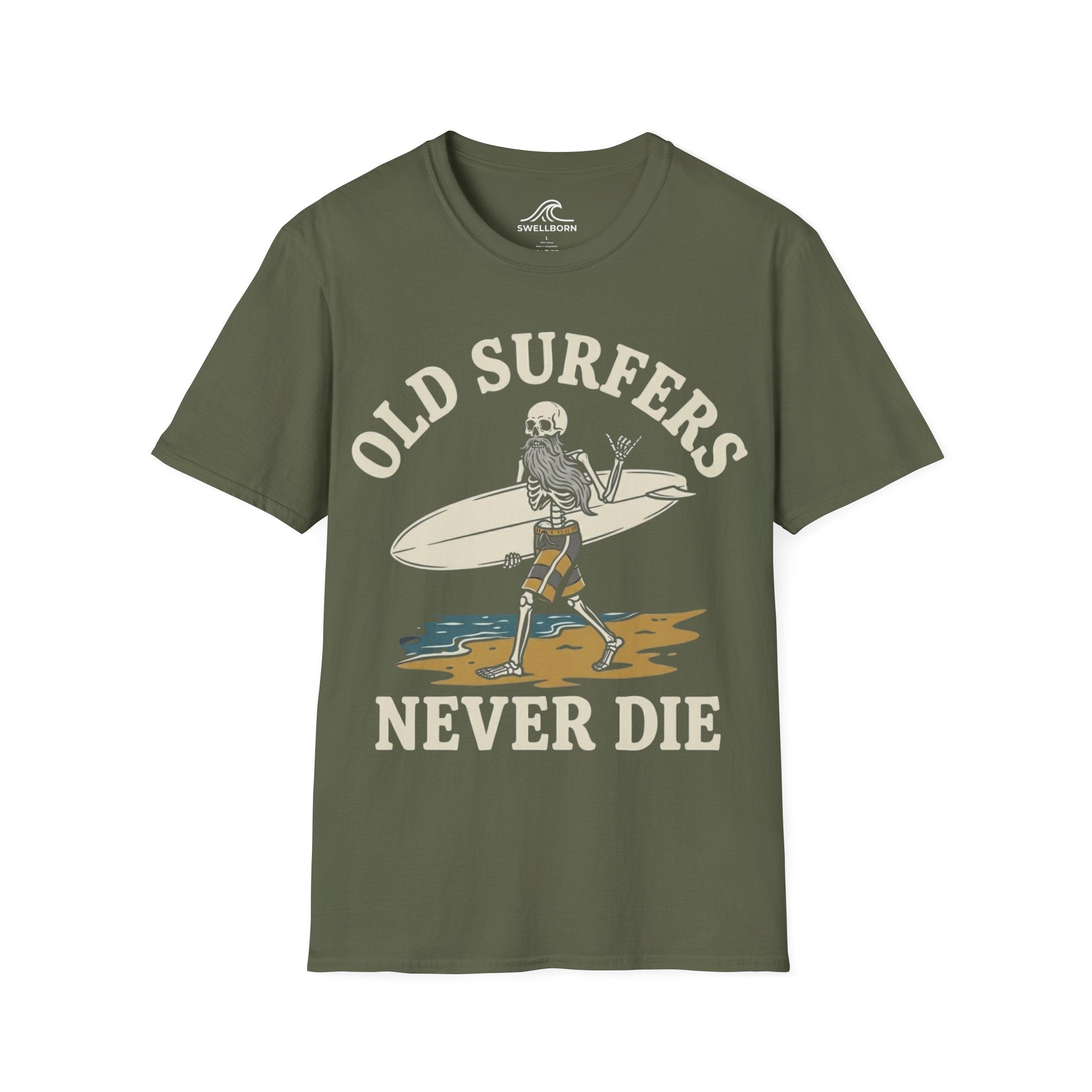 Old Surfers Never Die T-Shirt