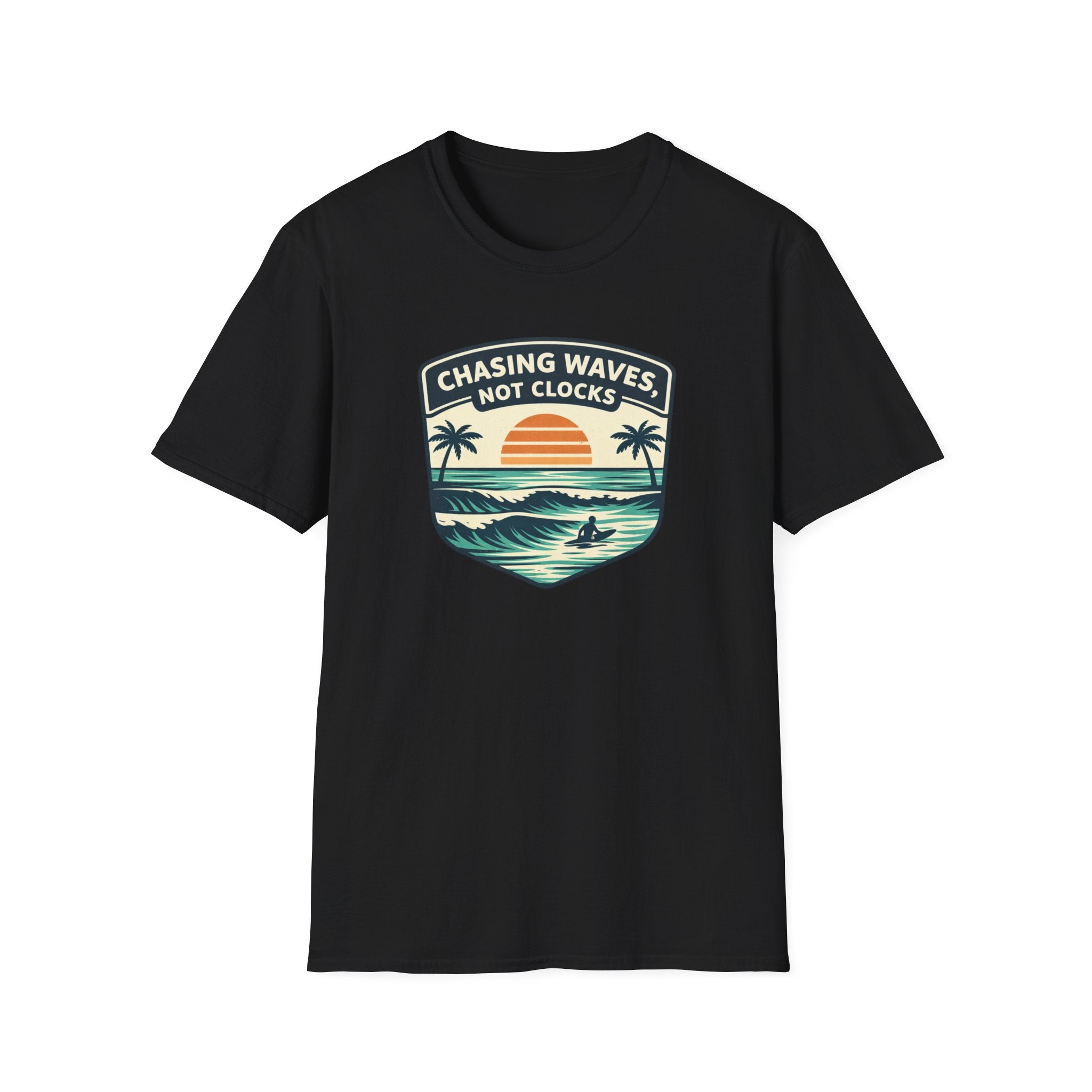 Chasing Waves Not Clocks T-Shirt