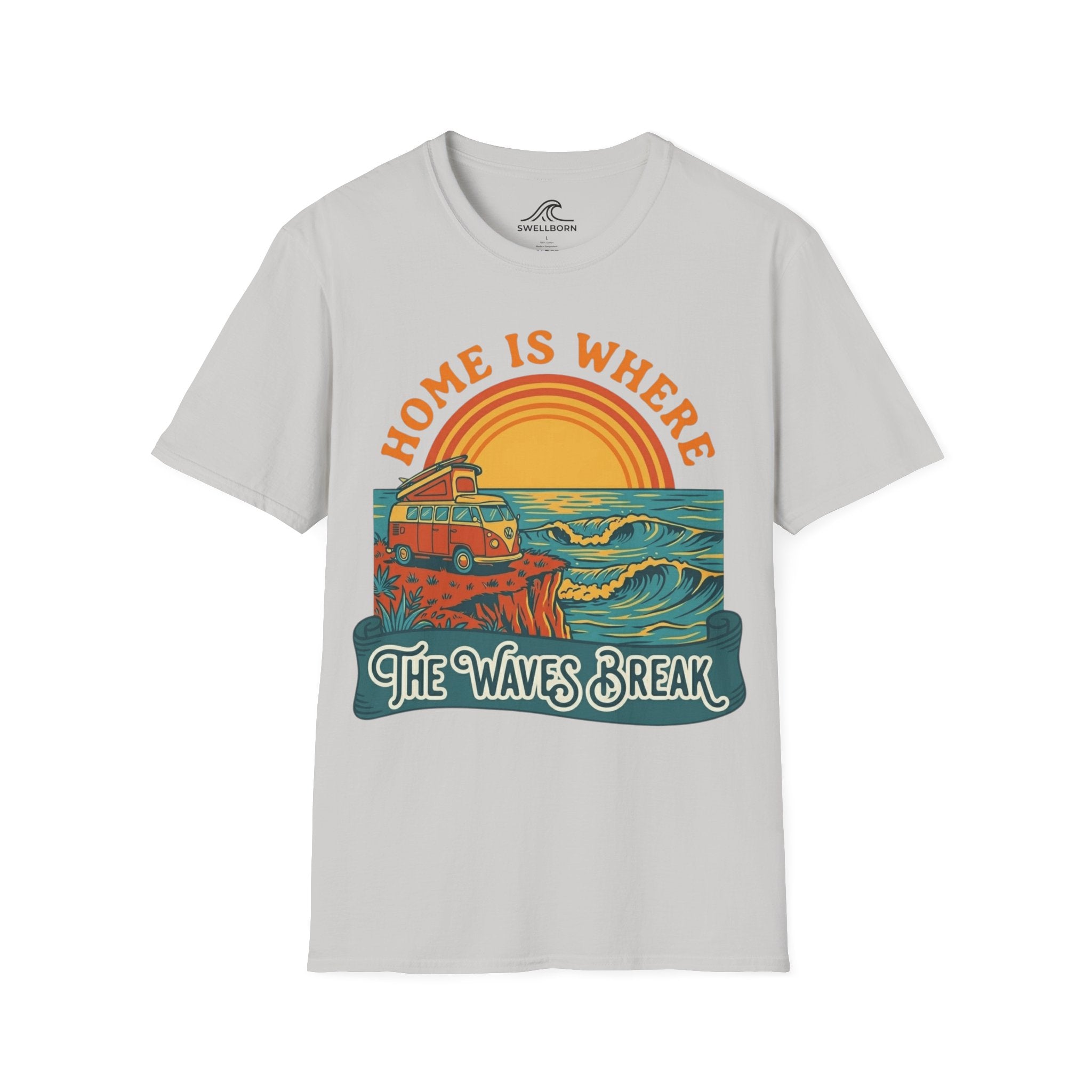 Home Is Where The Waves Break T-Shirt