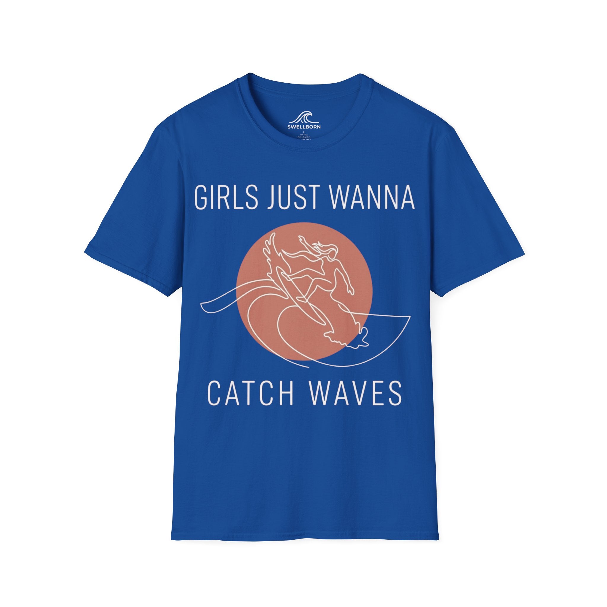 Girls Just Wanna Catch Waves T-Shirt