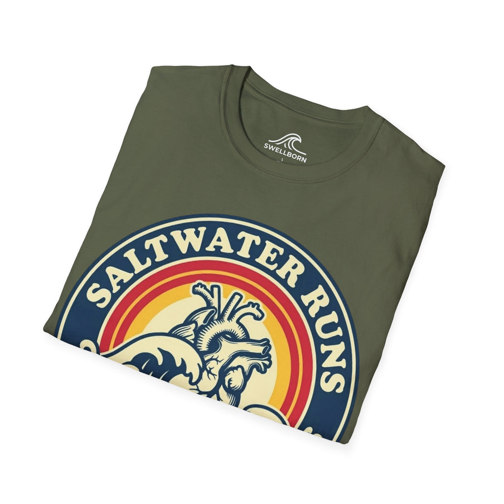 Saltwater Runs Through My Veins T-Shirt