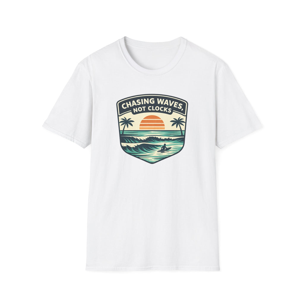 Chasing Waves Not Clocks T-Shirt