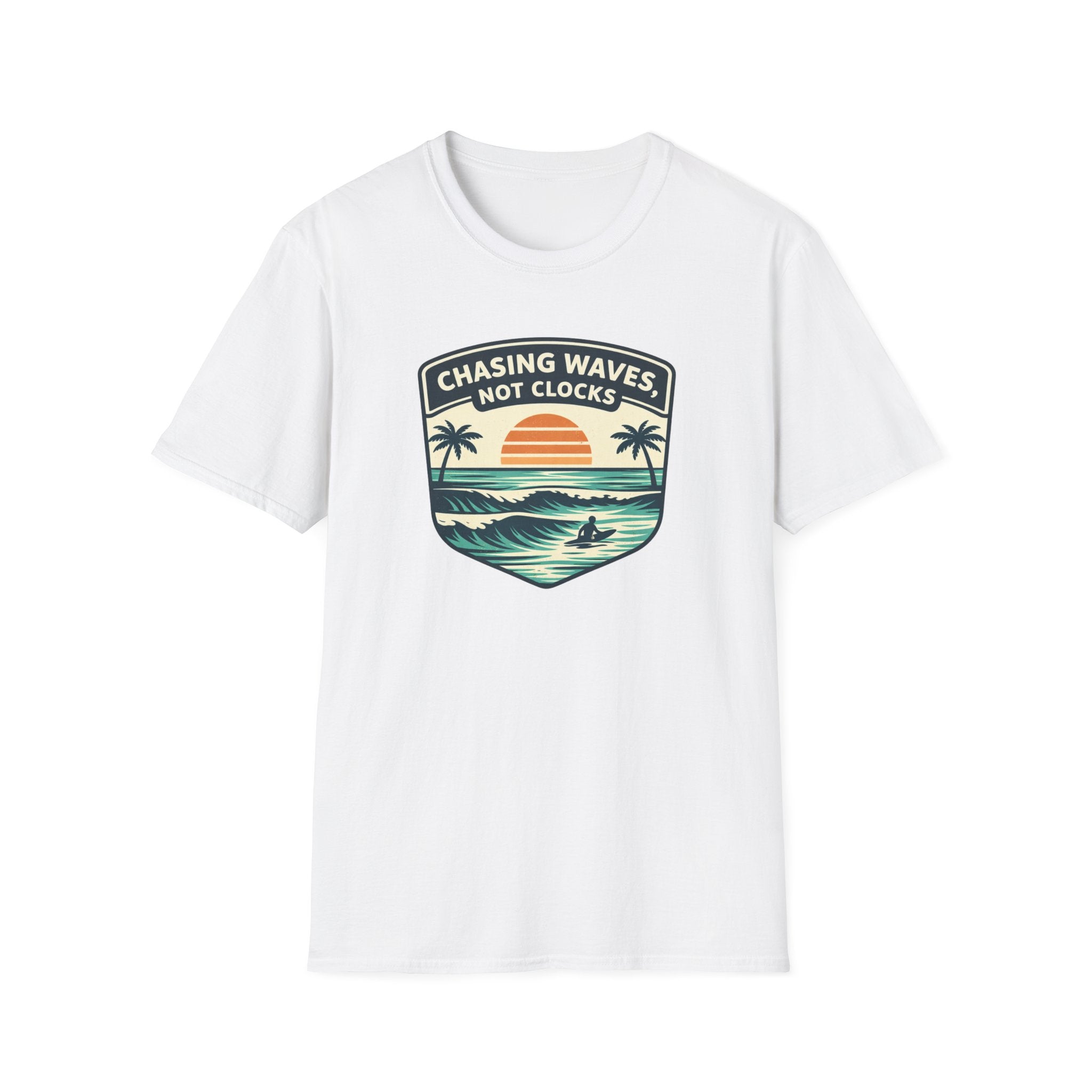 Chasing Waves Not Clocks T-Shirt