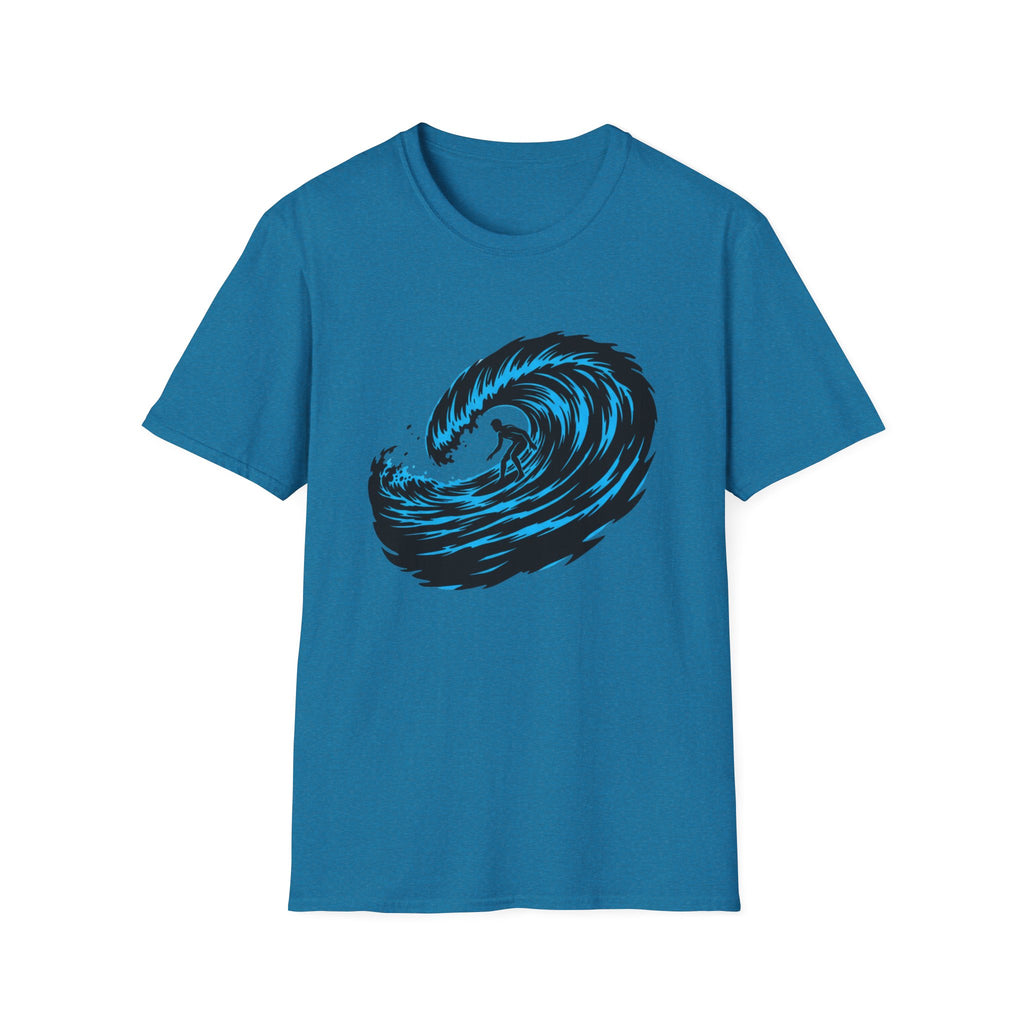 Black & Blue Wave  T-Shirt