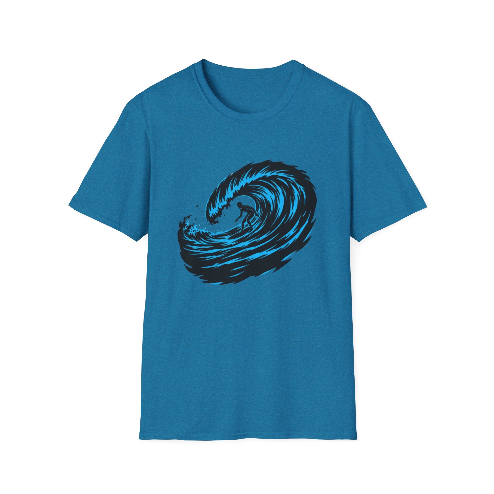 Black & Blue Wave  T-Shirt