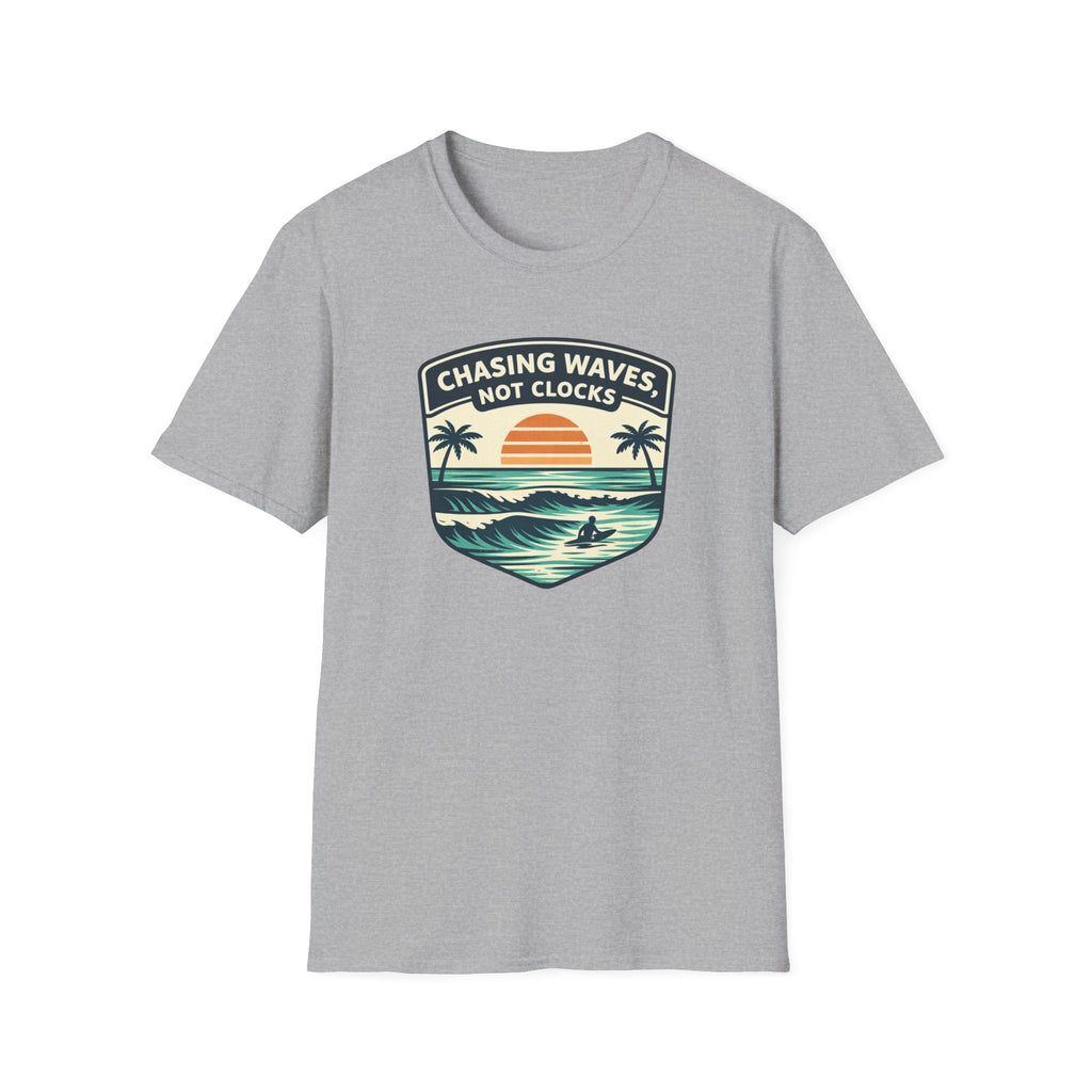 Chasing Waves Not Clocks T-Shirt