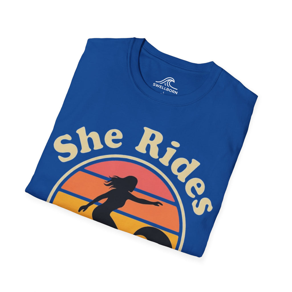 She Rides Her Own Waves T-Shirt