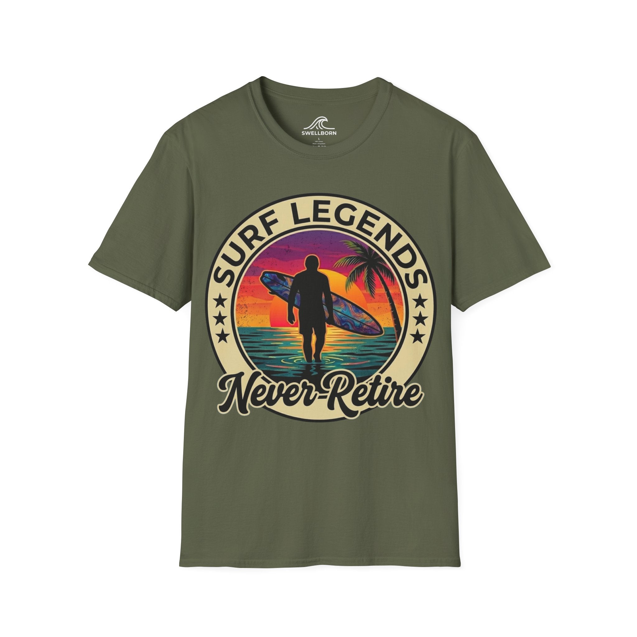 Surf Legends Never Retire T-Shirt