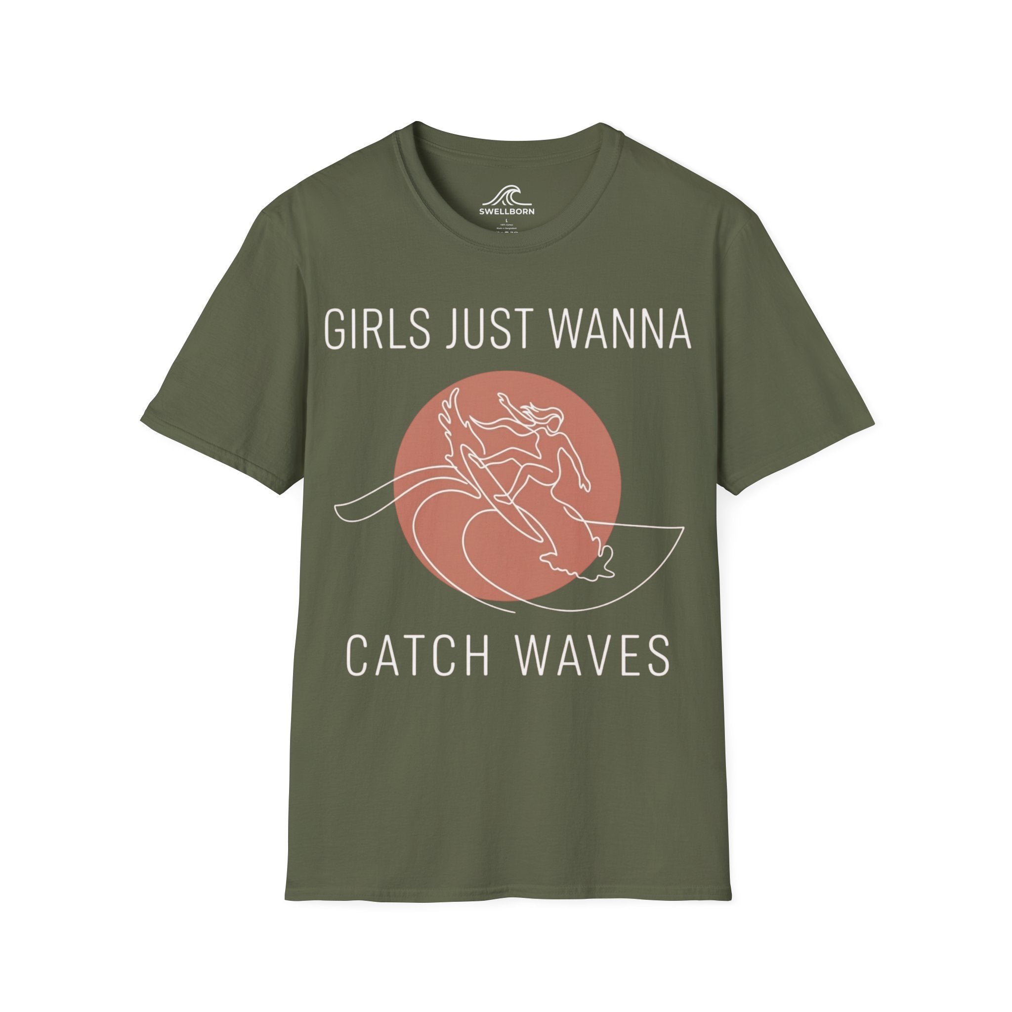 Girls Just Wanna Catch Waves T-Shirt