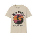 She Rides Her Own Waves T-Shirt