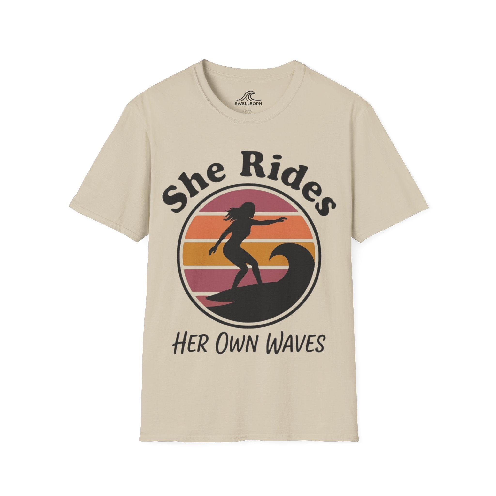 She Rides Her Own Waves T-Shirt