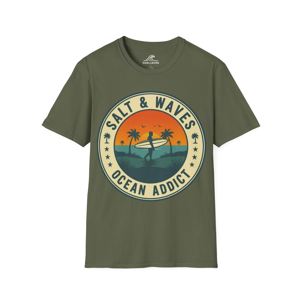 Salt & Waves Ocean Addict T-Shirt