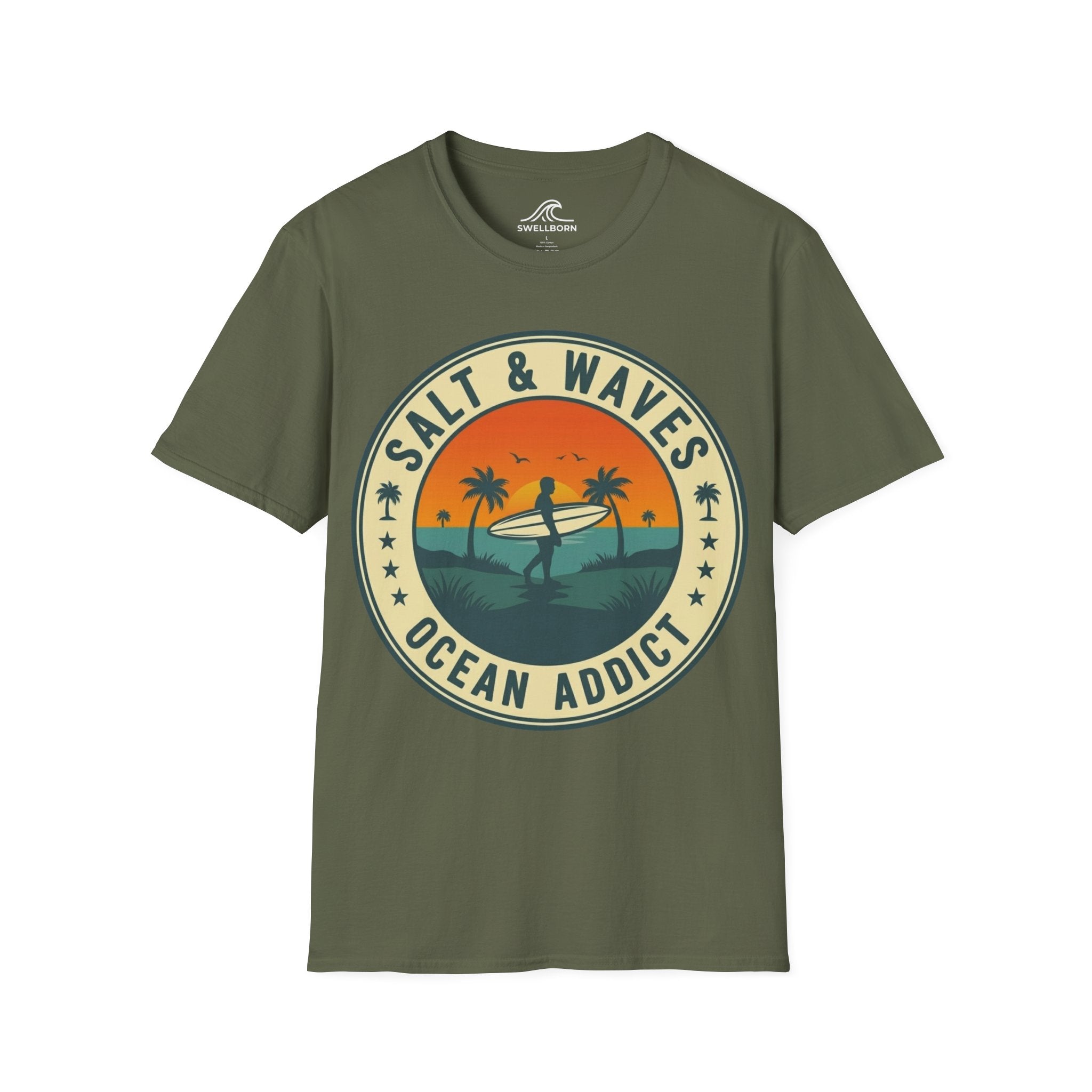 Salt & Waves Ocean Addict T-Shirt