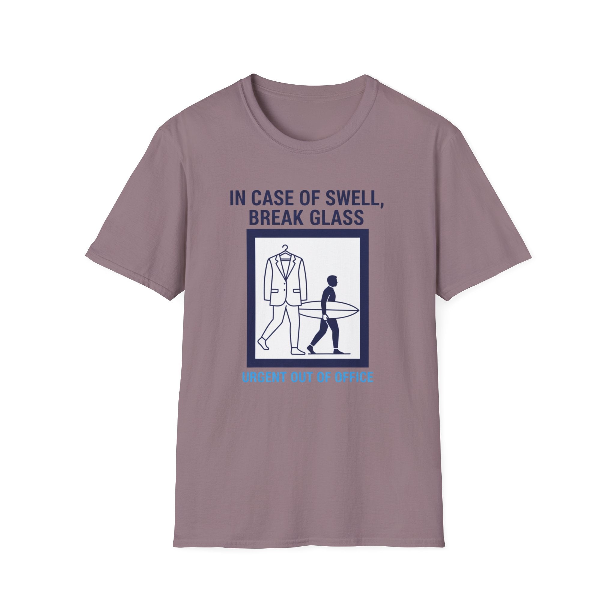 In Case of Swell, Break Glass (Urgent Out of Office) T-Shirt