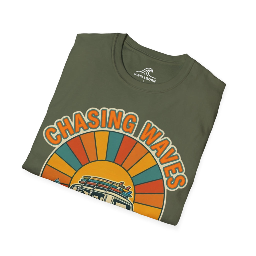 Chasing Waves Not Deadlines T-Shirt