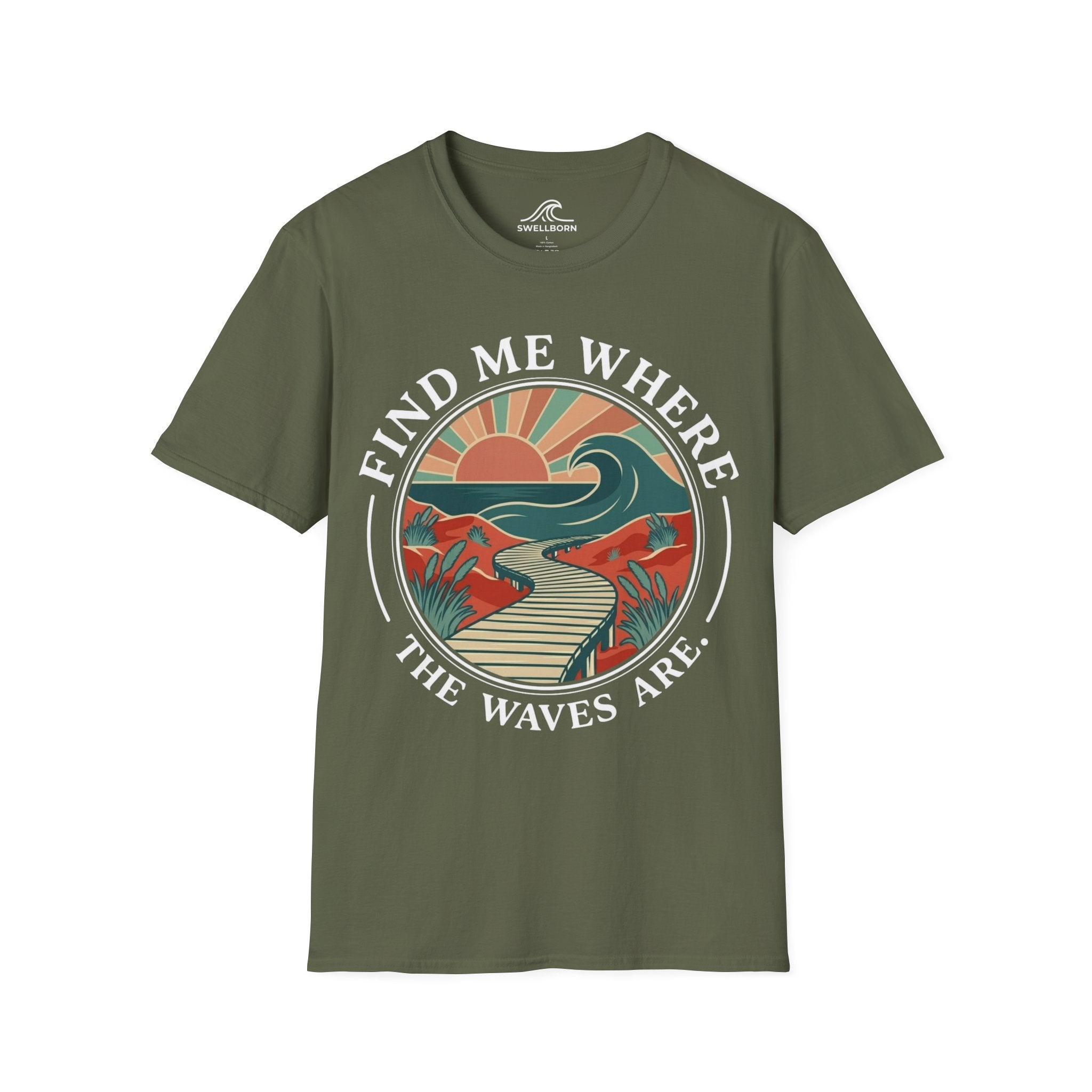 Find Me Where The Waves Are T-Shirt