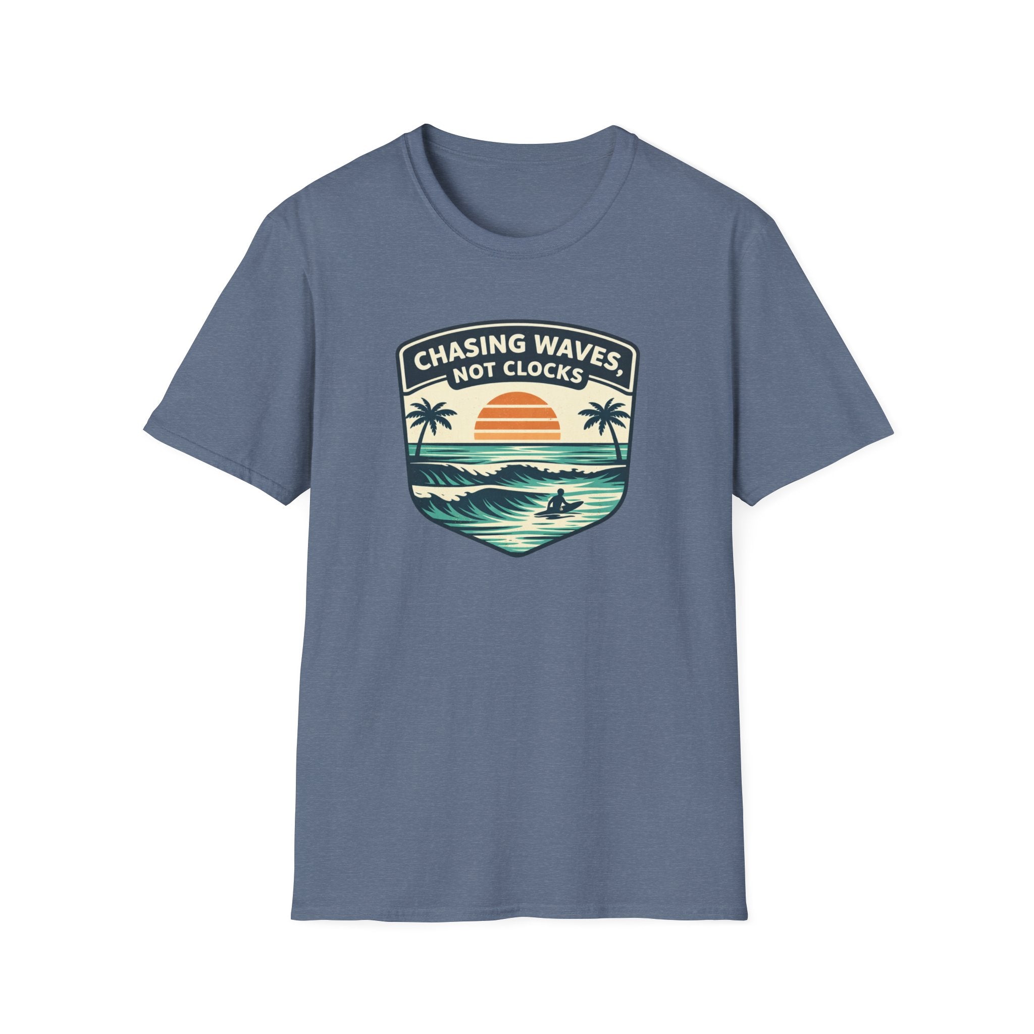 Chasing Waves Not Clocks T-Shirt
