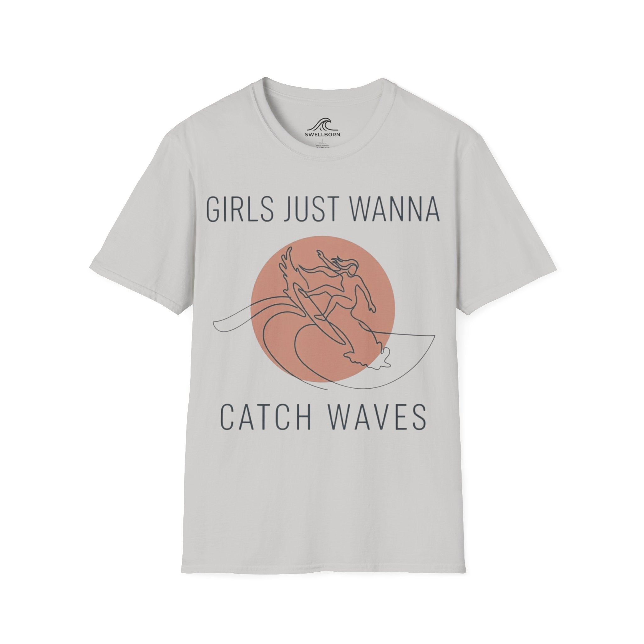 Girls Just Wanna Catch Waves T-Shirt