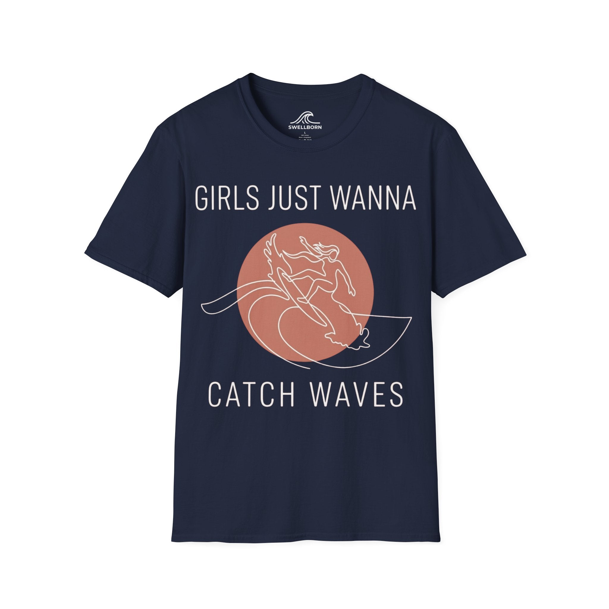 Girls Just Wanna Catch Waves T-Shirt