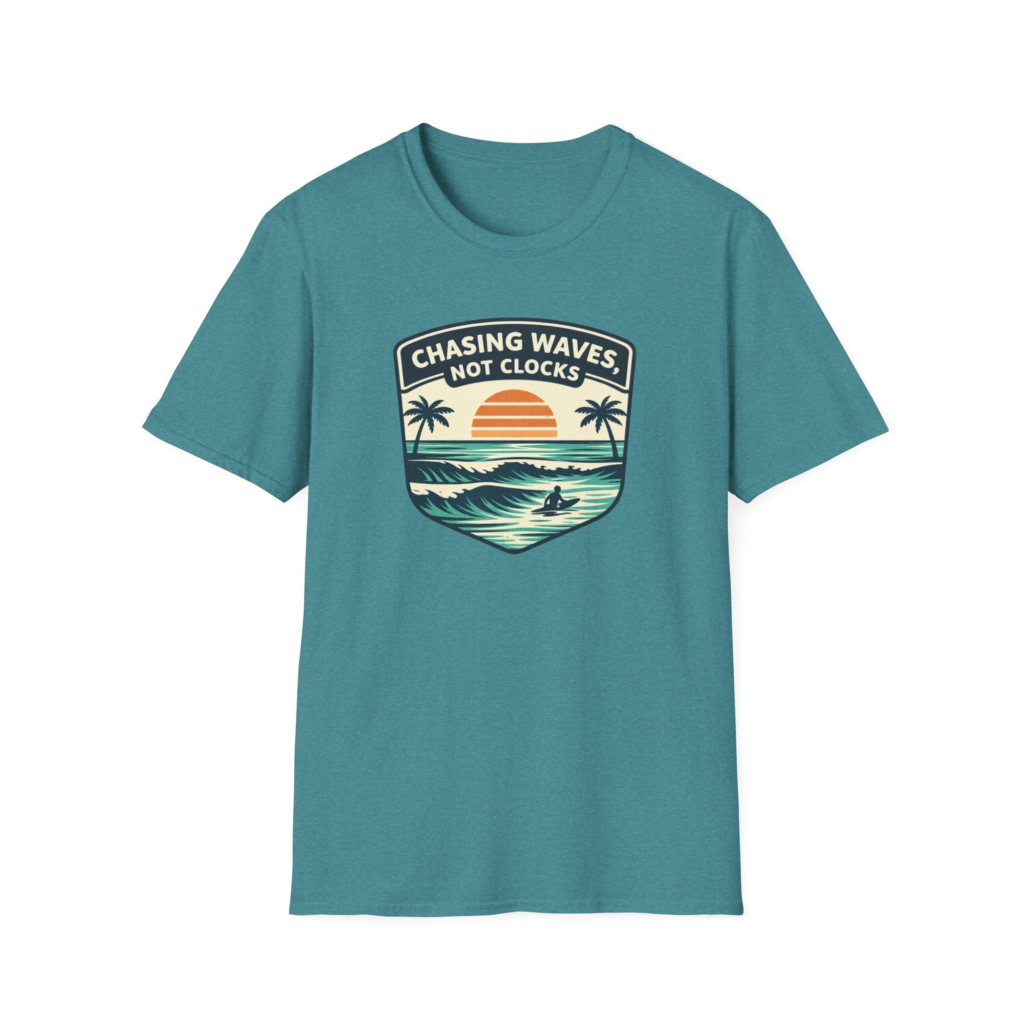 Chasing Waves Not Clocks T-Shirt