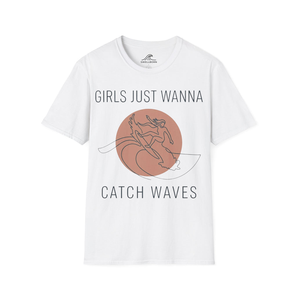 Girls Just Wanna Catch Waves T-Shirt
