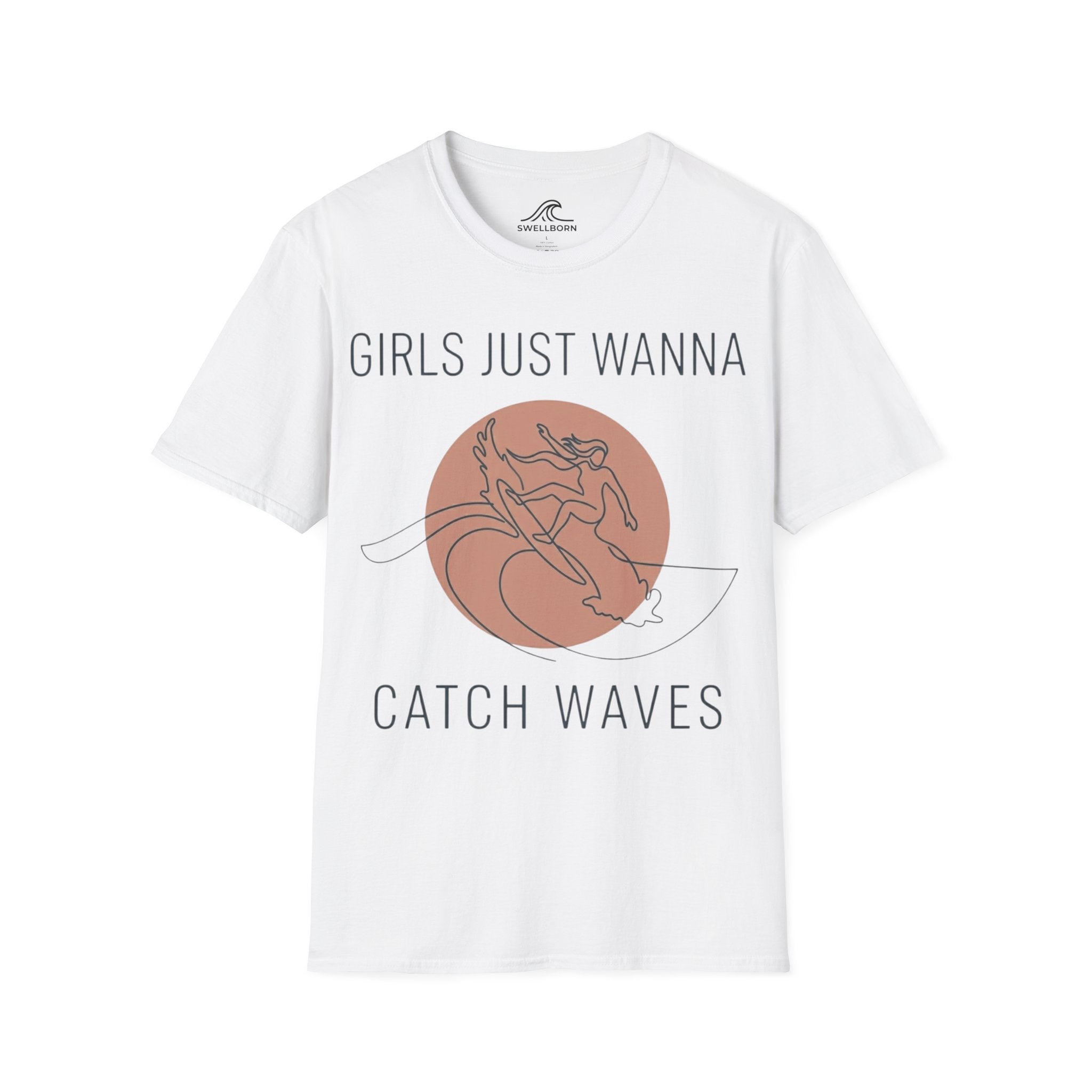 Girls Just Wanna Catch Waves T-Shirt